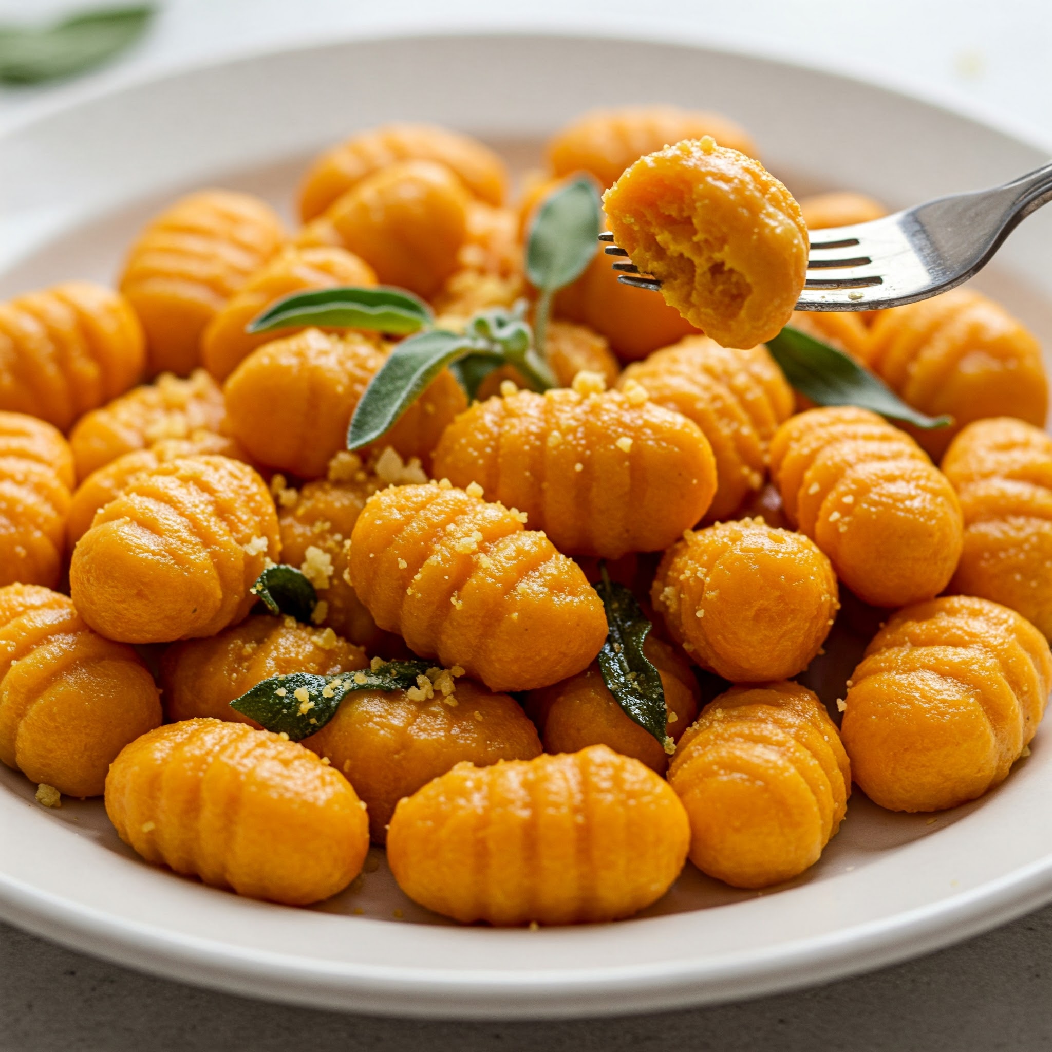 Sweet Potato Gnocchi with Sage