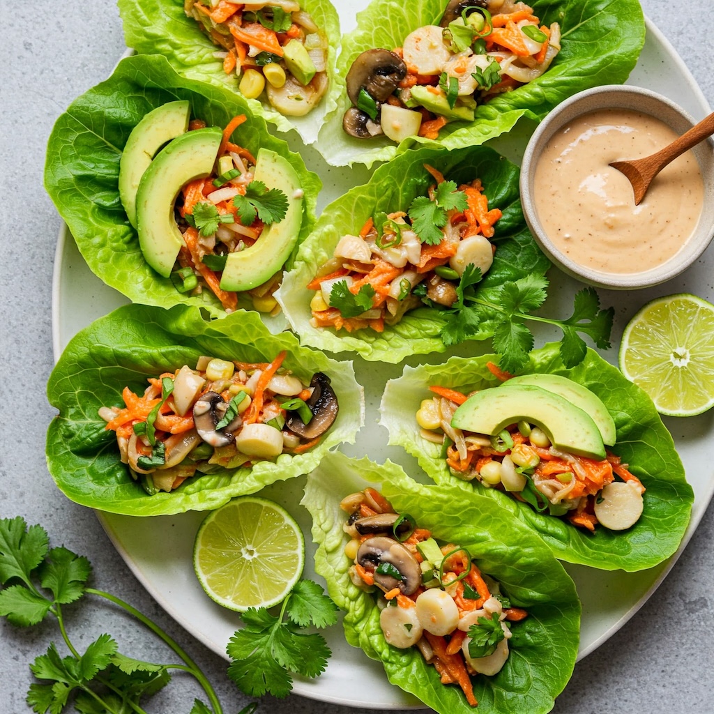 Veggie-Packed Lettuce Wraps