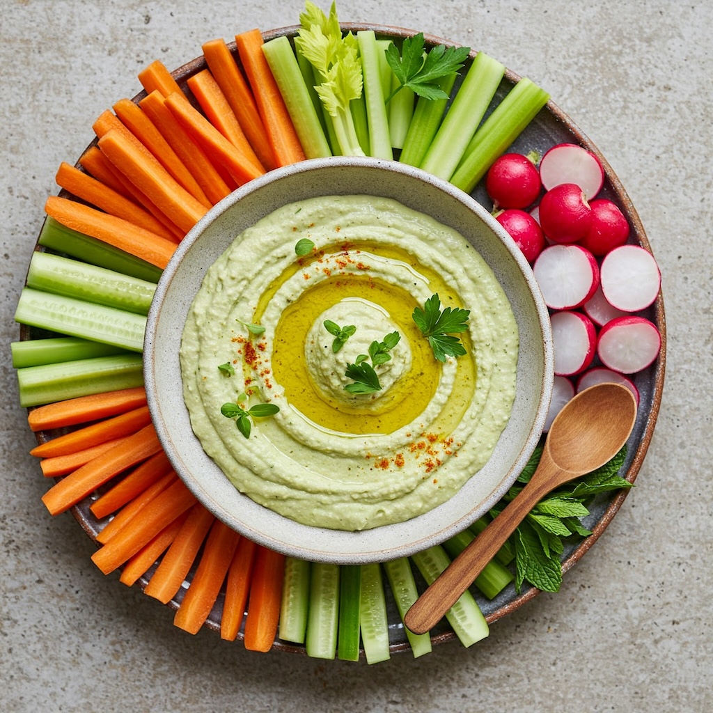 Mediterranean Zucchini Hummus